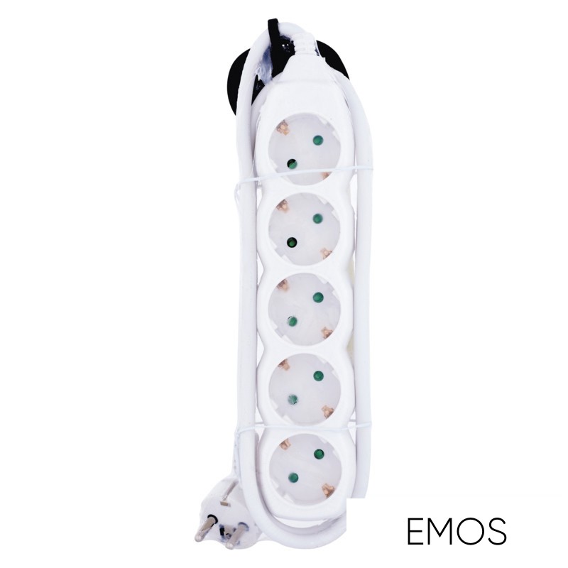 EMOS elosztó (hosszabbító) 5 aljzat 1.5m 1.5mm²