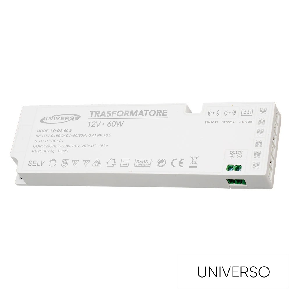 UNIVERSO műanyag tápegység 12V 60W IP20