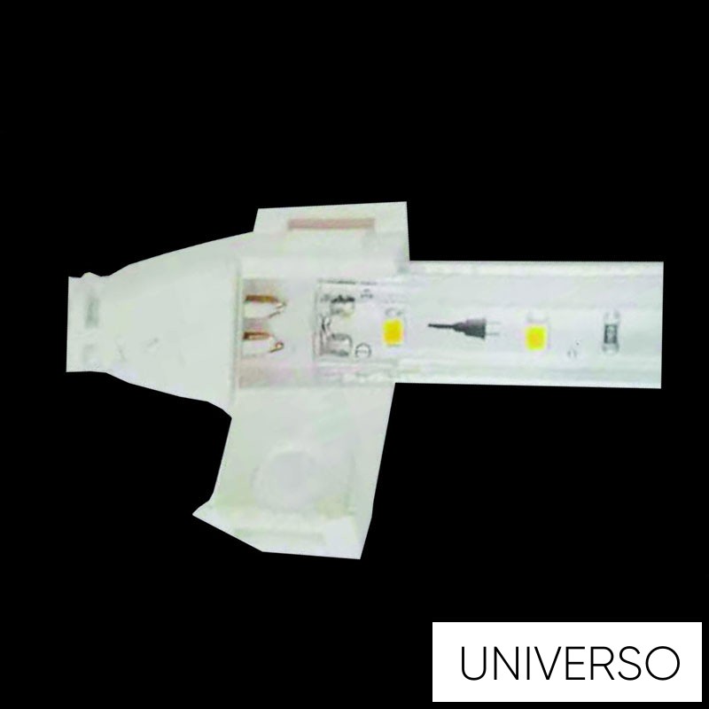 UNIVERSO 10mm-es flexibilis LED szalaghoz adapter dugóval max.50m
