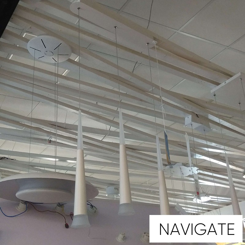 NAVIGATE Függeszték 3×9W NW fehér