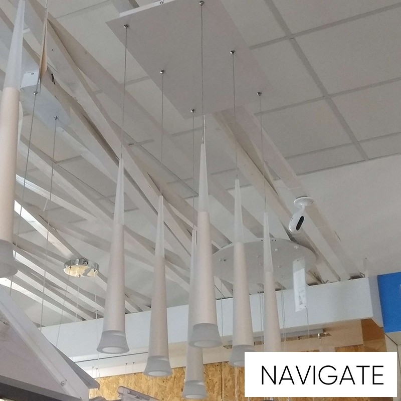 NAVIGATE Függeszték 6×9W NW fehér