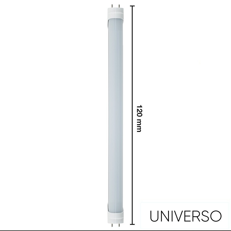 UNIVERSO T8 üveges LED fénycső 2 oldalas 18w 4000k 1980lm 1200mm fehér