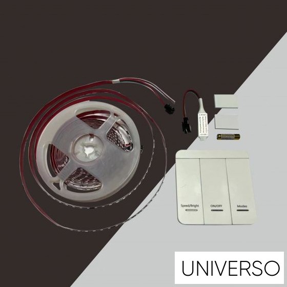 UNIVERSO Digitális LED szalag (futófény) vezérlővel 120db-11.8W-1062lm/m 6500k IP20 5M