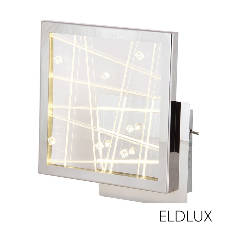 SHINE fali lámpa 16W NW króm