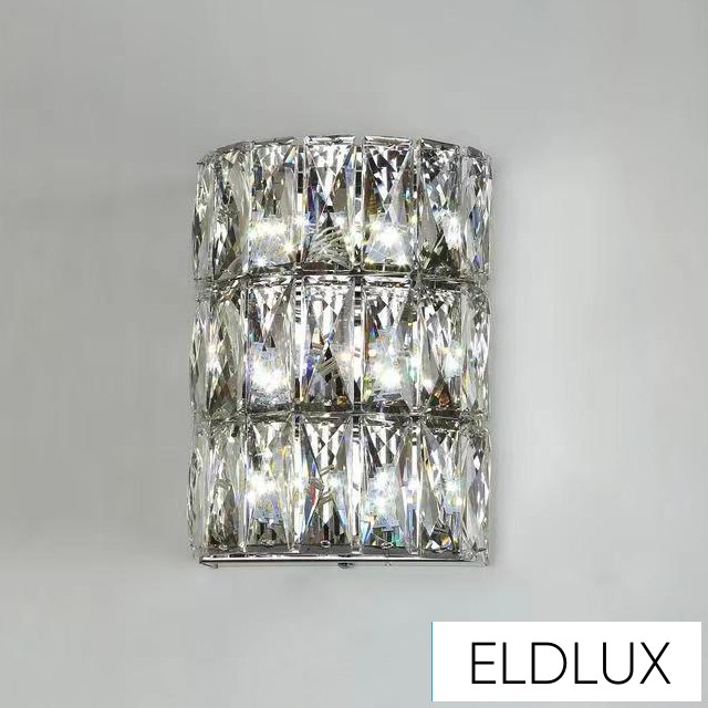 Kristály üveg fali lámpa LED 6W CCT 480lm IP20 160*110*230mm