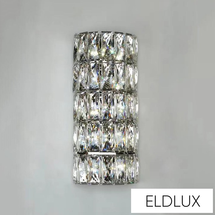 Kristály üveg fali lámpa LED 10W CCT 800lm IP20 160*110*390mm