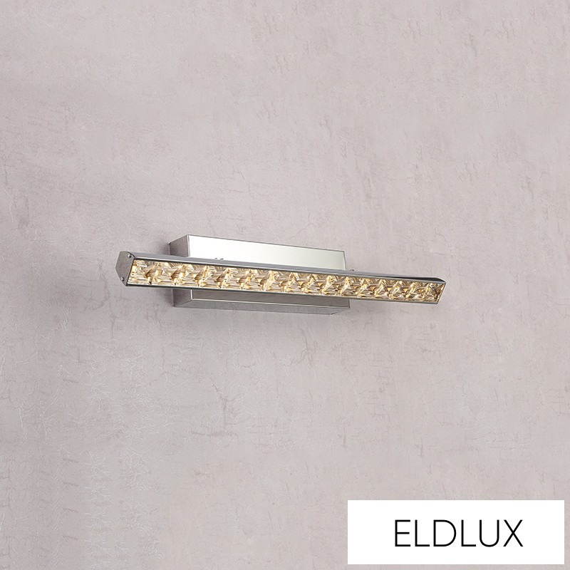 GLOSSY kristályüveg fali lámpa króm 6W 4000K