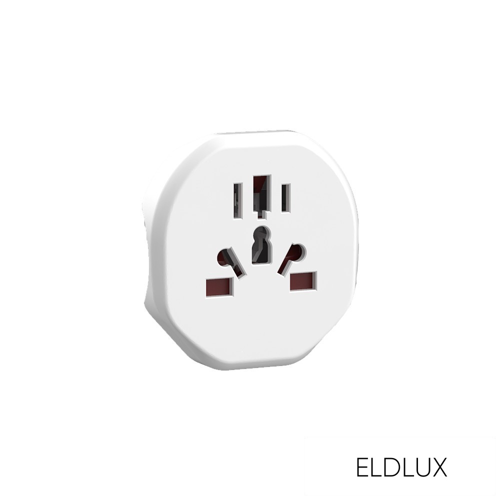 Utazási adapter (World to Europa) 230V/10A/2300W