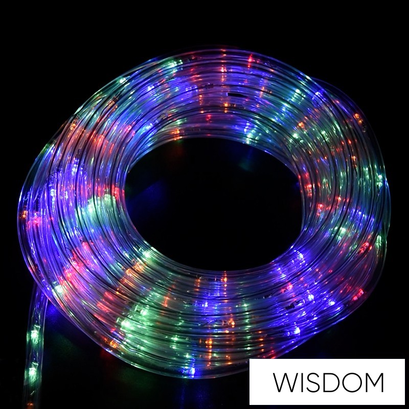WISDOM fénykábel multi fényű 1200LED 50m 8 fun. IP44