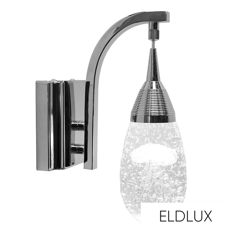 Medúza fali lámpa 5W NW króm