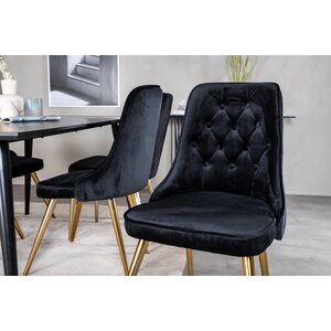 deLOHN Dipp, Velvet Deluxe Téglalap alakú étkezőgarnitúra