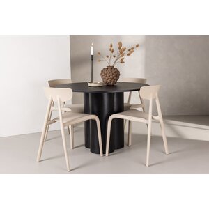 deLOHN Olivia, Ursholmen Kör alakú étkezőgarnitúra