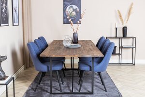 deLOHN Padang,Velvet Deluxe Téglalap alakú étkezőgarnitúra