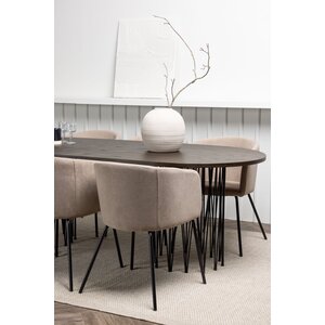 deLOHN Stone oval, Berit Téglalap alakú étkezőgarnitúra