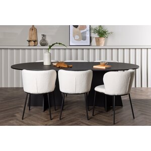 deLOHN Edina Ovális étkezőgarnitúra