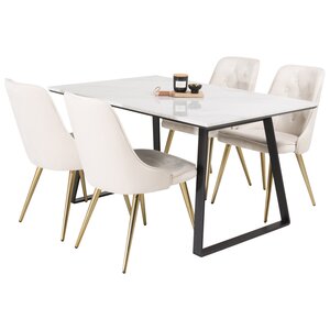 deLOHN Estelle, Velvet Deluxe Téglalap alakú étkezőgarnitúra