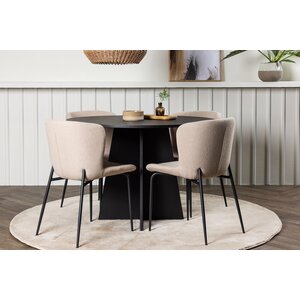 deLOHN Bootcut Round, Modesto Kör alakú étkezőgarnitúra