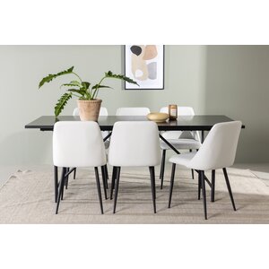 deLOHN Night Téglalap alakú étkezőgarnitúra