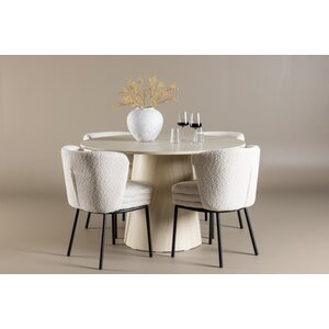 deLOHN Lanzo, Agnes Kör alakú étkezőgarnitúra