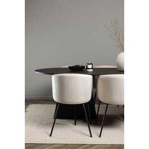 deLOHN Bootcut Oval, Berit Téglalap alakú étkezőgarnitúra