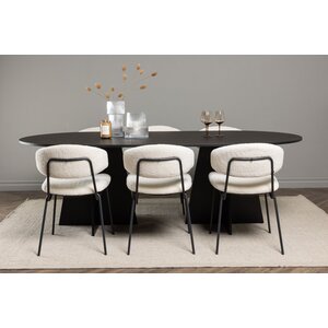 deLOHN Bootcut Oval, Chico Ovális étkezőgarnitúra
