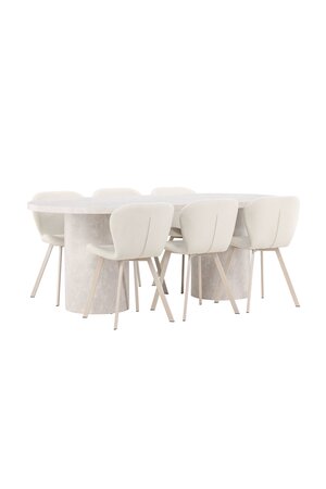 deLOHN Narvik, Lilja Ovális étkezőgarnitúra