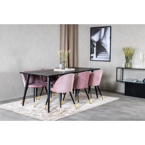 deLOHN Dipp, Velvet Téglalap alakú étkezőgarnitúra