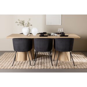 deLOHN Olivia, Berit Téglalap alakú étkezőgarnitúra