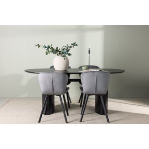 deLOHN Lilja Ovális étkezőgarnitúra