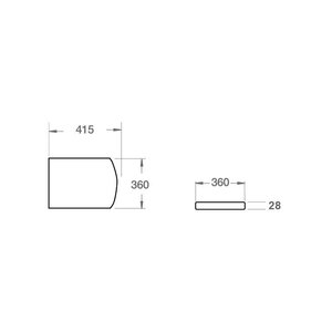 AREZZO design MONTANA Slim Soft Close lecsapódásgátlós wc tető AR-MSCSLIM