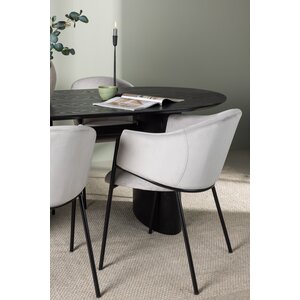 deLOHN Evelina Ovális étkezőgarnitúra