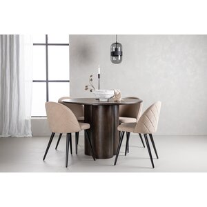 deLOHN Olivia, Velvet Kör alakú étkezőgarnitúra