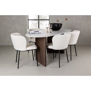 deLOHN Edina Ovális étkezőgarnitúra