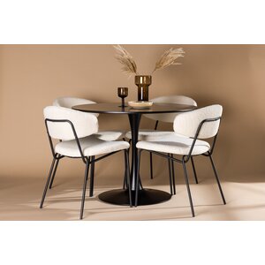 deLOHN Glade, Chico Kör alakú étkezőgarnitúra