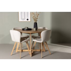 deLOHN Lilja Kör alakú étkezőgarnitúra