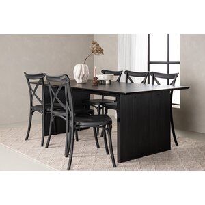 deLOHN Vail, Crosett Téglalap alakú étkezőgarnitúra