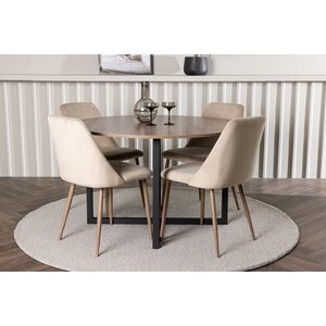 deLOHN Night Kör alakú étkezőgarnitúra