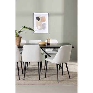 deLOHN Night Téglalap alakú étkezőgarnitúra