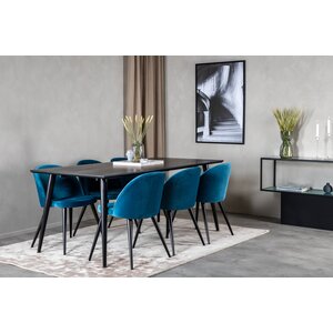 deLOHN Dipp, Velvet Téglalap alakú étkezőgarnitúra