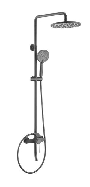 AREZZO design PALMFIELD 3 funkciós zuhanyrendszer, gun metal AR-1105GM