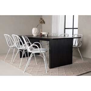 deLOHN Vail, Dyrön Téglalap alakú étkezőgarnitúra