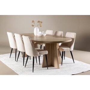 deLOHN Bootcut, Leone Ovális étkezőgarnitúra