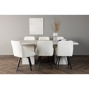 deLOHN Rosie Téglalap alakú étkezőgarnitúra