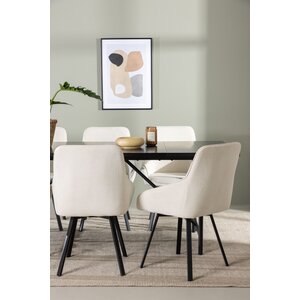 deLOHN Rosie Téglalap alakú étkezőgarnitúra