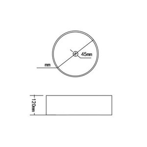 AREZZO design GLAM üvegmosdó, világosszürke