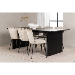 deLOHN Vail, Limhamn Téglalap alakú étkezőgarnitúra