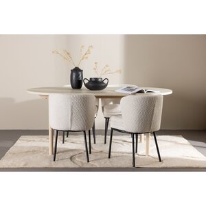 deLOHN Andy, Agnes Ovális étkezőgarnitúra