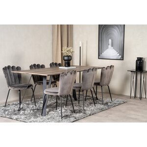 deLOHN Marina, Limhamn Téglalap alakú étkezőgarnitúra