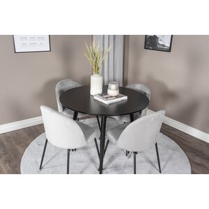 deLOHN Wrinkles, Plaza Kör alakú étkezőgarnitúra