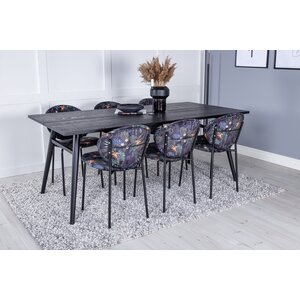 deLOHN Sleek, Vault Téglalap alakú étkezőgarnitúra